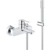 Grohe Lineare miscelatore monocomando per vasca, a parete, con set doccia, cromato - 33850001