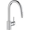 Grohe Concetto miscelatore monocomando per lavello con doccino estraibile, colore cromo lucido - 31483002