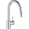 Grohe miscelatore lavello cucina Grohe Eurosmart Cosmopolitan estraibile cromo lucido - 31481001