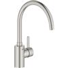 Grohe Eurosmart Cosmopolitan miscelatore cucina con bocca alta girevole, supersteel - 32843DC2