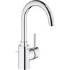 Grohe Concetto miscelatore lavabo con bocca alta girevole, piletta scarico a tirante, finitura cromo - 32629002