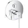 Grohe Plus miscelatore monocomando per doccia con deviatore a 3 vie, finitura cromo lucido - 24093003