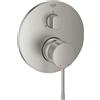 Grohe Essence miscelatore monocomando per doccia con deviatore a 3 vie, finitura supersteel - 24092DC1