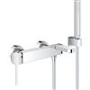 Grohe Plus miscelatore monocomando per vasca, a parete, con set doccia, cromato - 33547003