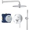 Grohe sistema doccia completo Grohe Lineare con soffione Euphoria 260 mm - ROUND204