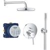 Grohe set completo per doccia Grohe Concetto con soffione Tempesta 210 mm - ROUND205