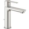 Grohe Lineare miscelatore monocomando per lavabo taglia S con piletta scarico a tirante, supersteel - 32114DC1