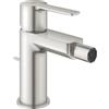Grohe Lineare miscelatore monocomando per bidet con piletta scarico a tirante, finitura supersteel - 33848DC1