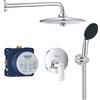 Grohe sistema doccia completo Grohe EuroSmart Cosmopolitan con soffione Euphoria 260 mm - ROUND208