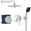 Grohe sistema doccia completo Grohe EuroSmart Cosmopolitan con soffione Euphoria 260 mm - ROUND209