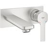 Grohe Lineare miscelatore lavabo a parete, taglia S, sporgenza 149 mm, finitura supersteel - 19409DC1
