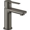 Grohe miscelatore monocomando per lavabo Grohe Lineare taglia XS con piletta scarico clic clac, grafite spazzolato - 23791AL1