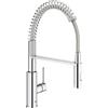 Grohe QuickFix Grohe Get miscelatore cucina con doccetta a 2 getti e molla, finitura cromo - 30361000