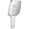 Grohe manopola doccia Grohe Rainshower 130 SmartActive Cube EcoJoy a 3 getti, finitura cromo - 26582000
