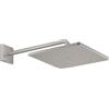 Grohe set soffione doccia Grohe Rainshower 310 Mono Cube con braccio 422 mm, finitura supersteel - 26564DC0
