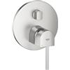 Grohe Plus miscelatore monocomando per doccia con deviatore a 3 vie, finitura supersteel - 24093DC3