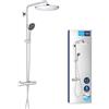 Grohe QuickFix Grohe Vitalio Joy System 310 sistema doccia a parete con miscelatore termostatico, finitura cromo - 26400001