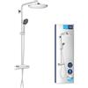 Grohe QuickFix Grohe Vitalio Joy System 310 sistema doccia a parete con miscelatore termostatico, finitura cromo - 26401001