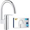 Grohe QuickFix Start miscelatore monocomando per lavello cucina con bocca alta girevole, finitura cromo - 30469000