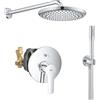 Grohe set completo per doccia Grohe Start con soffione Vitalio Start 250 mm - ROUND303