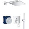 Grohe set completo per doccia Grohe Eurocube Rainshower 310 Mono Cube, cromo - CUBE005