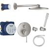 Grohe set completo per doccia Grohe Essence con soffione Rainshower 310 SmartActive supersteel - COLOR321