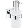 Grohe QuickFix Grohe 41098000 Start Cube dispenser sapone con supporto, finitura cromo lucido