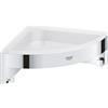 Grohe QuickFix Grohe 41106000 Start Cube cestino portaoggetti angolare per doccia, finitura cromo lucido