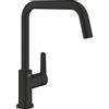 Grohe QuickFix Start miscelatore monocomando per lavello cucina con bocca orientabile, nero opaco - 304702430