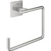 Grohe QuickFix Grohe 40975DC0 Start Cube porta salviette ad anello, finitura supersteel opaco