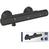 Grohe QuickFix Grohe Precision Start miscelatore termostatico per doccia, installazione a parete, colore nero opaco - 345942430