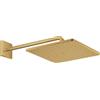 Grohe set soffione doccia Grohe Rainshower 310 Mono Cube con braccio 422 mm, finitura oro spazzolato - 26564GN0