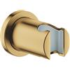 Grohe Rainshower supporto a parete per manopola doccia, rosone tondo, oro spazzolato - 27074GN0