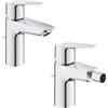 Grohe QuickFix set miscelatore lavabo bidet Grohe QuickFix Start con pilette scarico, finitura cromo - 24209002 - 32560002