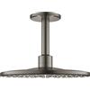Grohe set soffione doccia a soffitto Grohe Rainshower 310 SmartActive a 2 getti, grafite spazzolato - 26477AL0