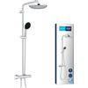 Grohe QuickFix Grohe 26677001 QuickFix Vitalio Start System 250 sistema doccia a parete con miscelatore termostatico, cromo