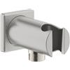 Grohe Rainshower 26659DC0 raccordo erogatore in metallo con supporto doccino, colore supersteel spazzolato