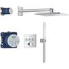 Grohe QuickFix Grohe 34875000 sistema doccia incasso Precision SmartControl con soffione Vitalio SmartActive 310 Cube, colore cromo lucido