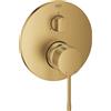 Grohe Essence miscelatore monocomando per doccia con deviatore a 3 vie, finitura oro spazzolato - 24092GN1