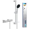 Grohe QuickFix Grohe 34791001 miscelatore termostatico doccia Grohe Precision Feel con set asta doccia Vitalio Start 60 cm, colore cromo