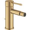 Grohe Essence miscelatore monocomando per bidet con piletta scarico, oro spazzolato - 32935GN1