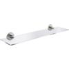 Grohe QuickFix Grohe 41202DC0 Start mensola portaoggetti in vetro con supporti in finitura supersteel