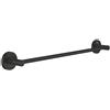 Grohe QuickFix Grohe 411972430 QuickFix Start porta salviette in metallo, 45 cm, finitura nero opaco