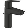 Grohe QuickFix Start miscelatore lavabo, taglia S, con piletta scarico a tirante, finitura nero opaco - 242092432