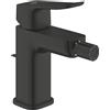 Grohe QuickFix Grohe 1018772430 Dice miscelatore monocomando per bidet con piletta scarico a tirante, finitura nero opaco