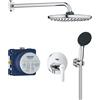 Grohe QuickFix Grohe 25292000 sistema doccia ad incasso con miscelatore Start a 2 vie e soffione doccia Vitalio Start, colore cromo lucido