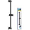 Grohe QuickFix Grohe 277242431 Vitalio Universal asta doccia saliscendi 60 cm con supporti regolabili per l'adattamento a fori esistenti, colore nero opaco