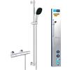Grohe QuickFix Grohe 34855003 miscelatore termostatico doccia Grohe Precision Trend con set asta doccia Vitalio Comfort 90 cm, colore cromo