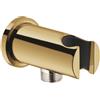 Grohe Rainshower 26658GL0 raccordo erogatore in metallo con supporto doccetta, finitura oro lucido