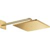 Grohe set soffione doccia Grohe Rainshower 310 Mono Cube con braccio 422 mm, finitura oro lucido - 26564GL0